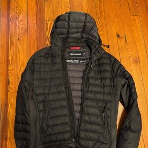 Abercrombie & Fitch Dark Gray Puffer Jacket for Men